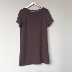 Brown Shift Dress